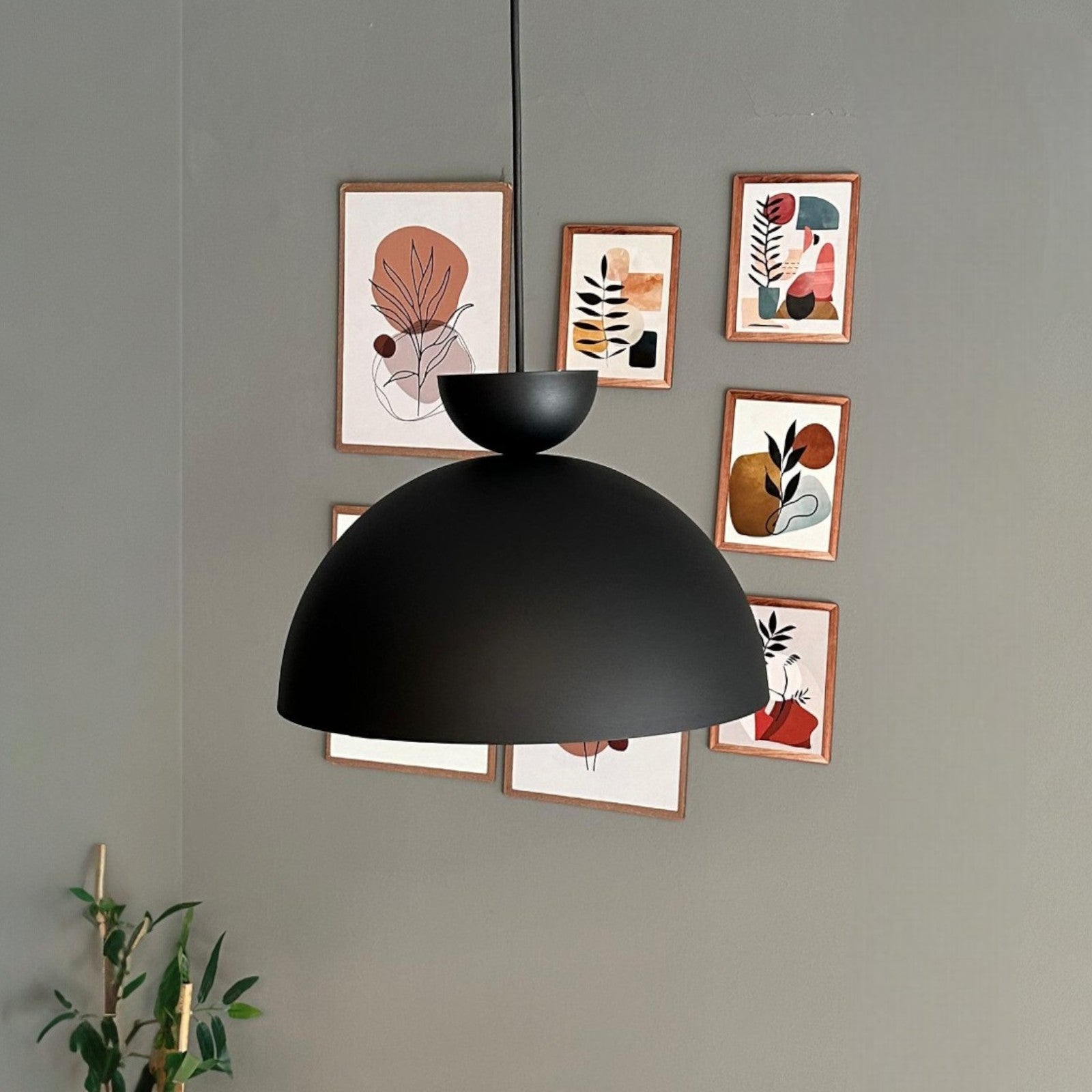 Pendelleuchte Yimpi Metall Ø30 cm, E27, Vintage Pendelleuchte